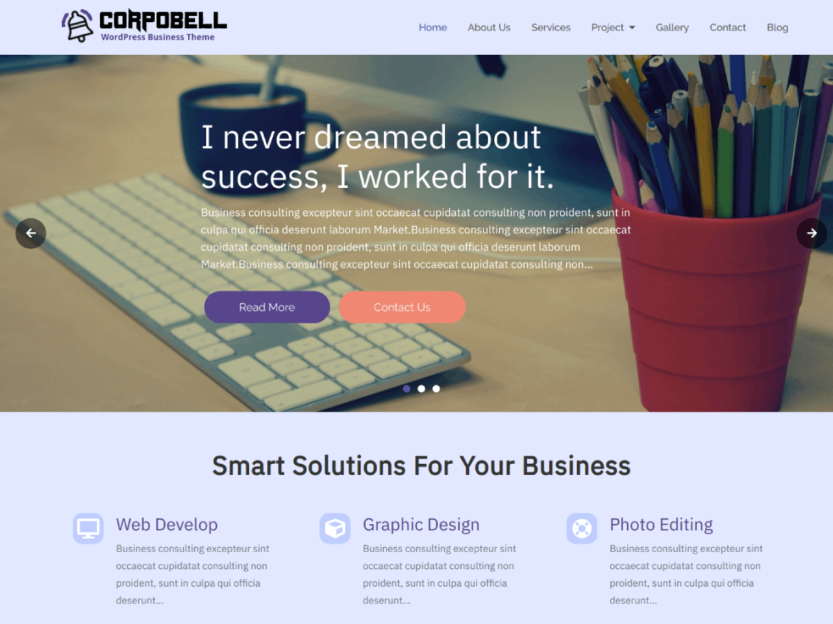 CorpoBell theme screenshot