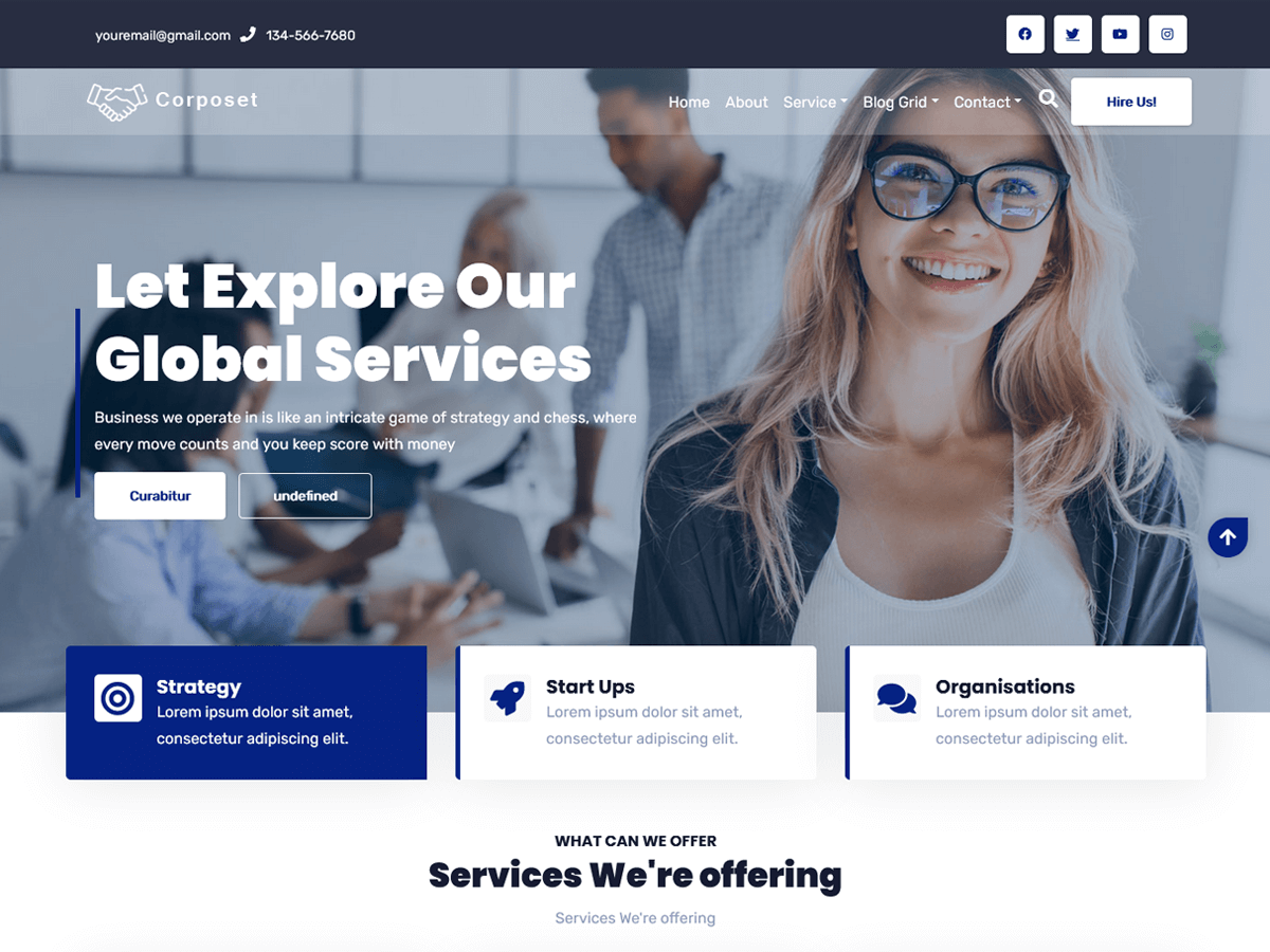 Corposet theme screenshot