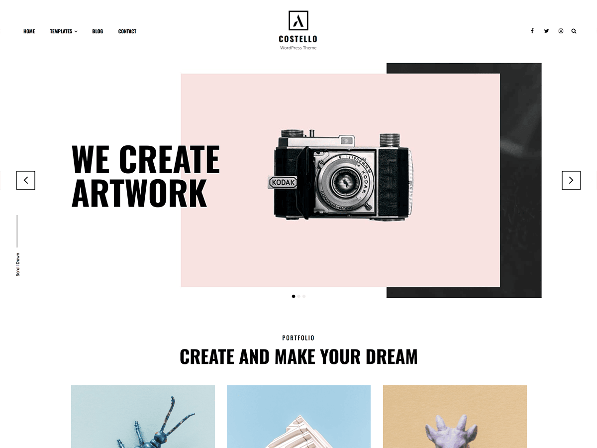 Costello theme screenshot