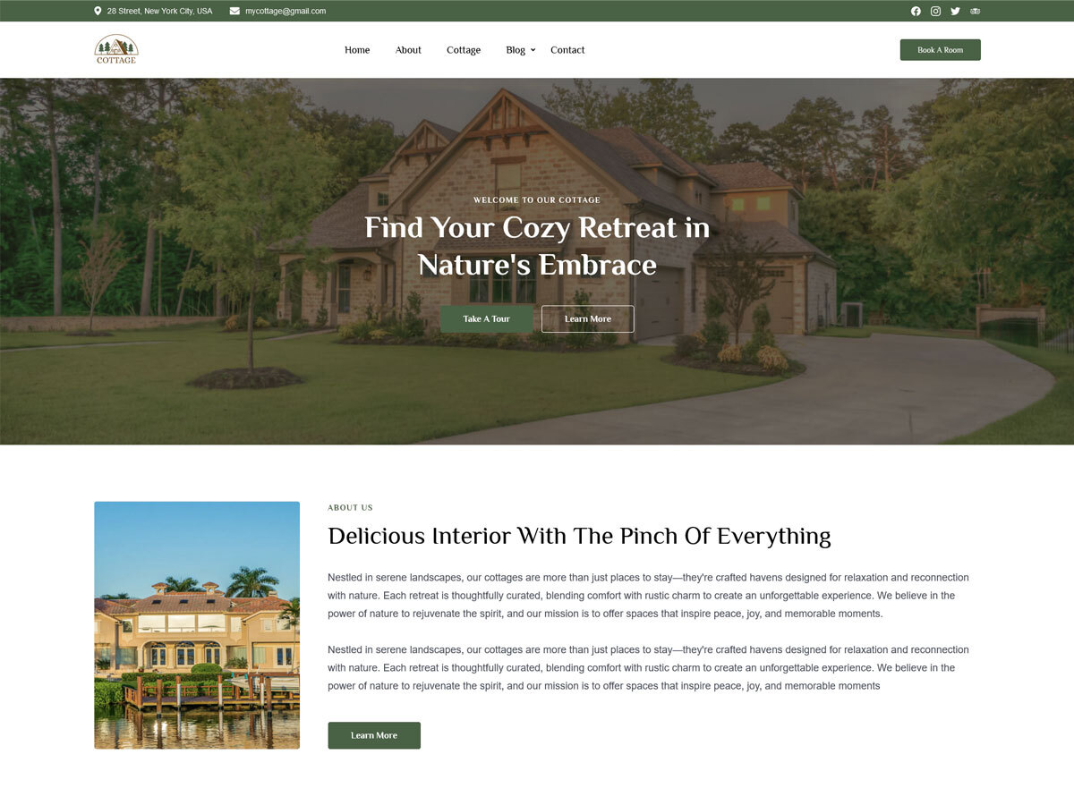 Cottageinn theme screenshot