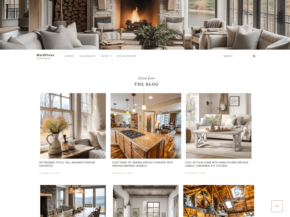 Country Living Blog theme screenshot