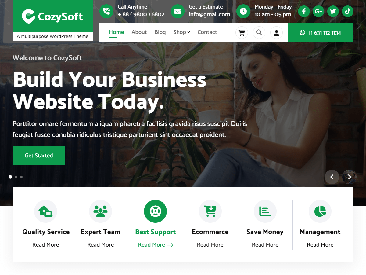 CozySoft theme screenshot