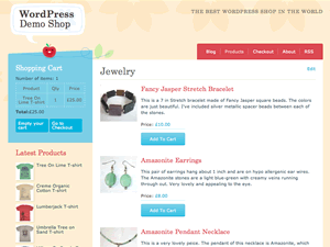 Crafty Cart theme screenshot