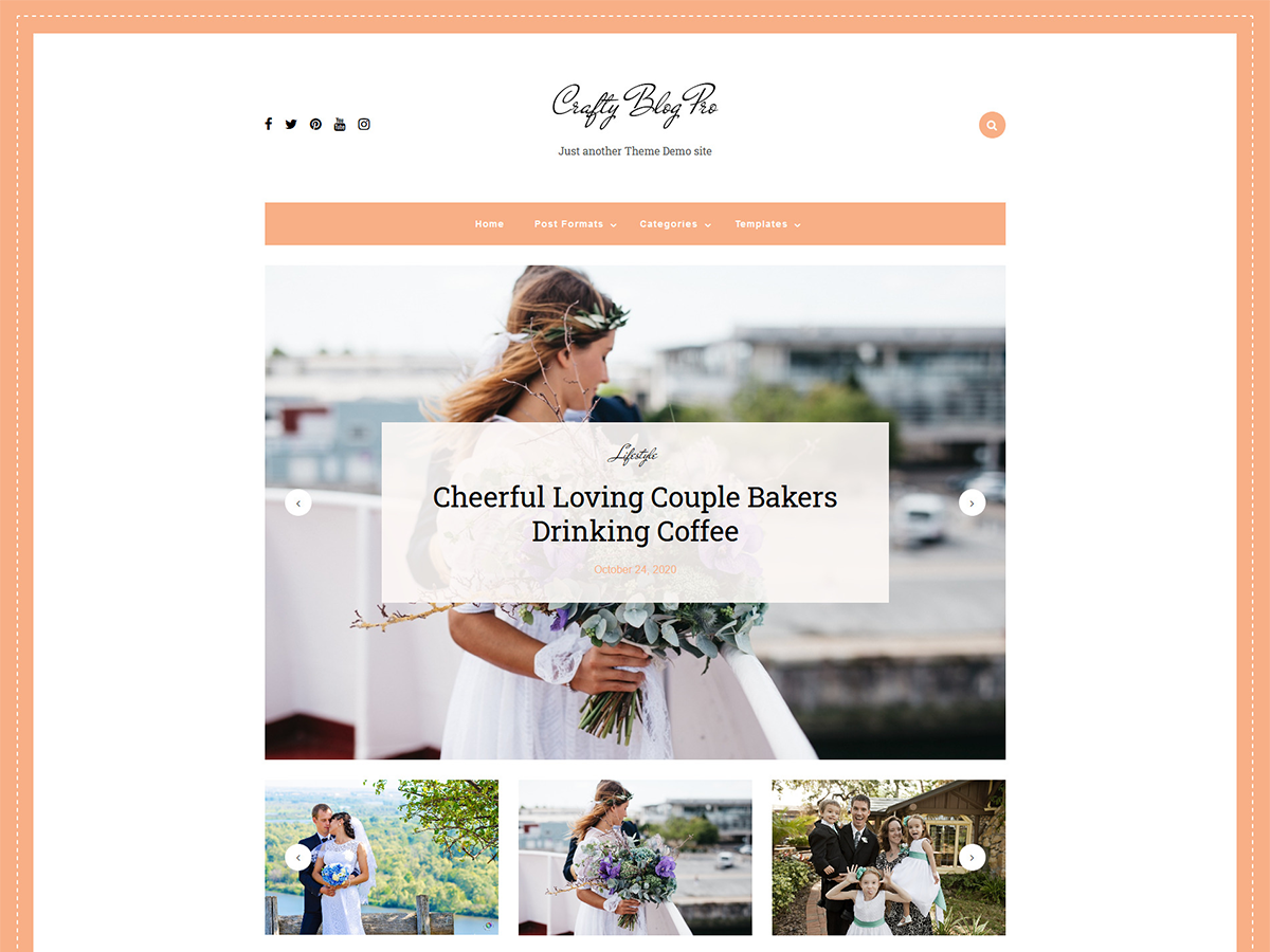 craftyblog theme screenshot