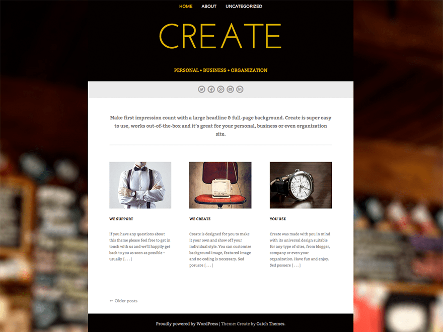 Create theme screenshot