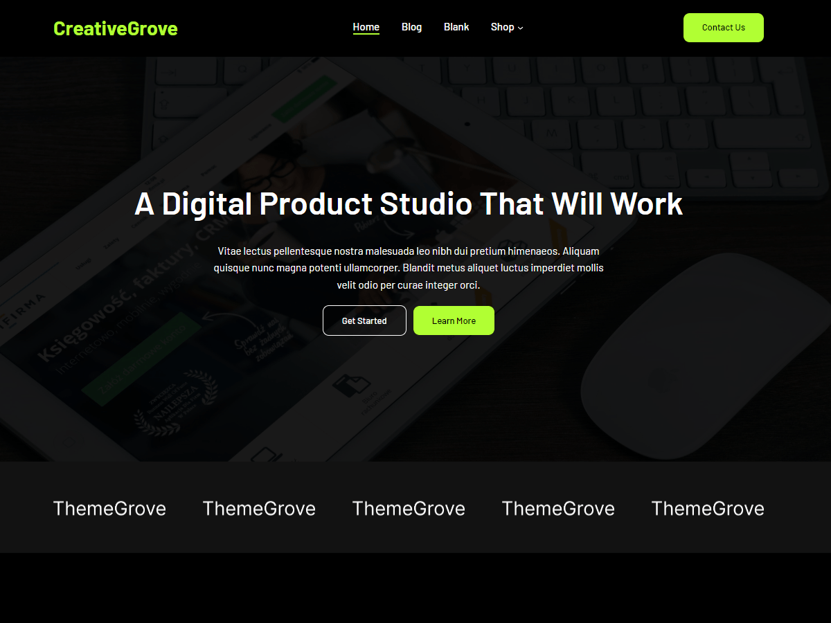CreativeGrove theme screenshot