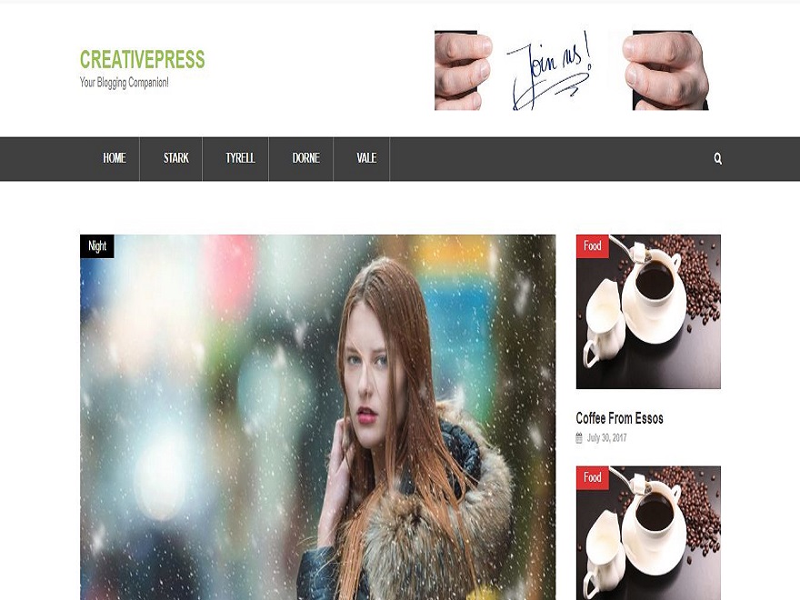 CreativePress theme screenshot