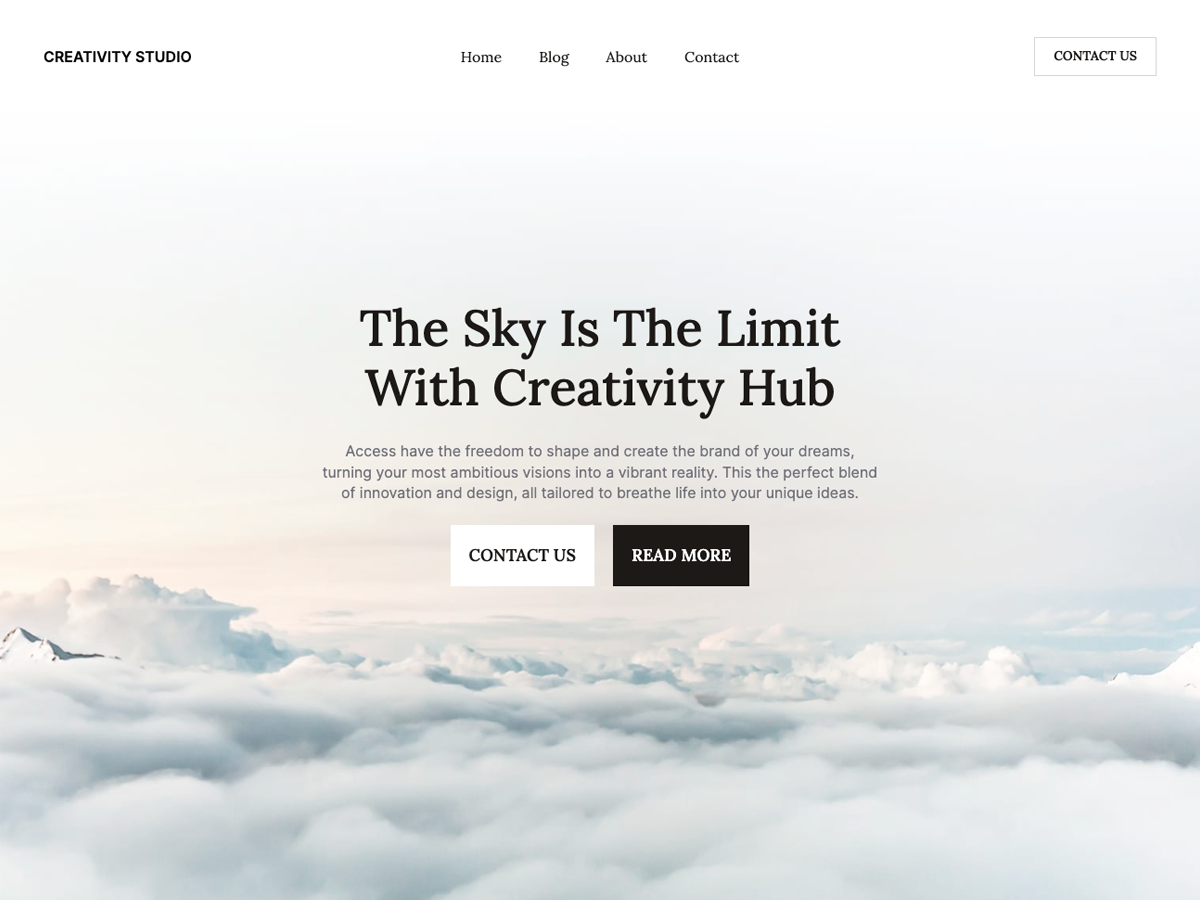 Creativity Hub theme screenshot
