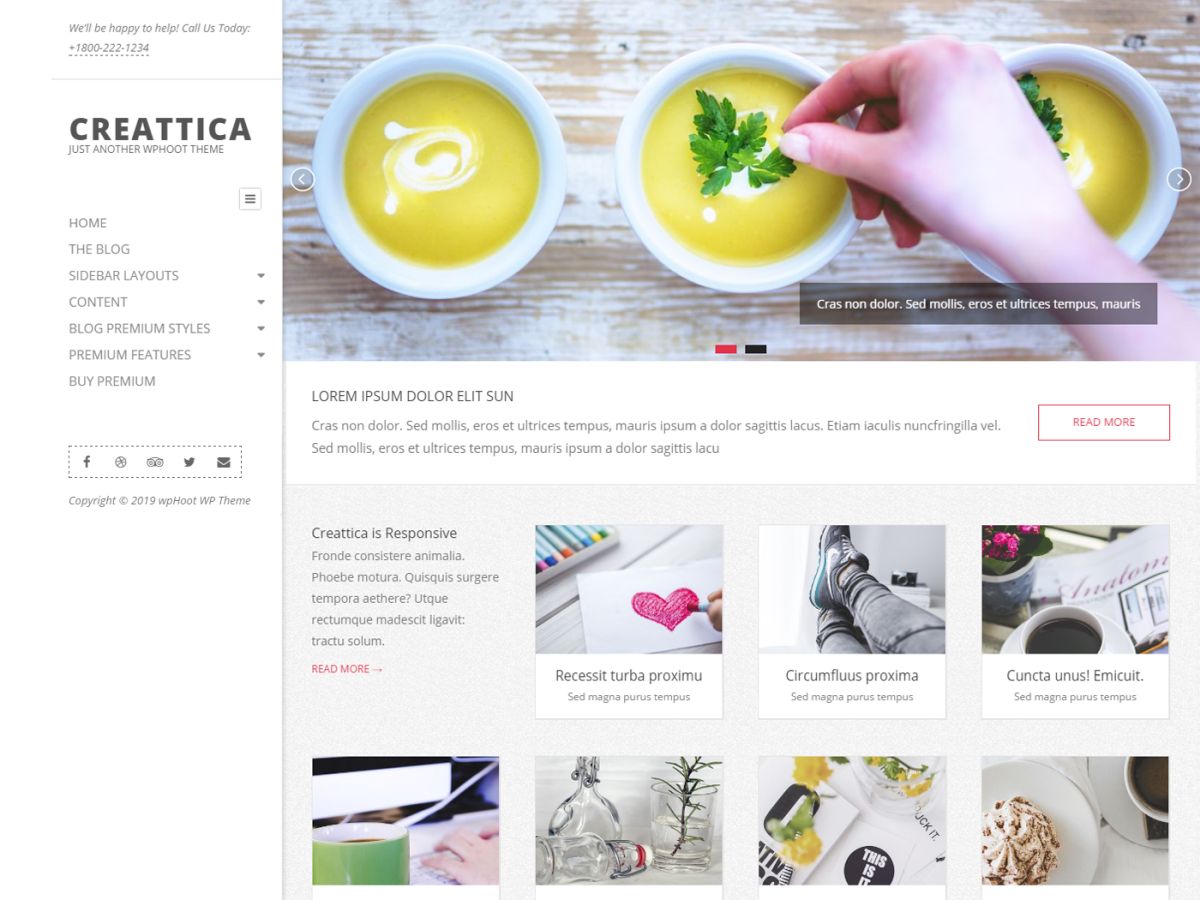 Creattica theme screenshot