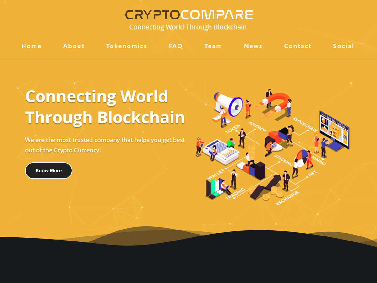 Crypto Compare theme screenshot