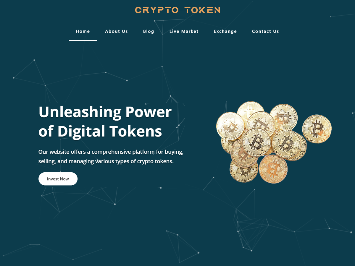 Crypto Token theme screenshot