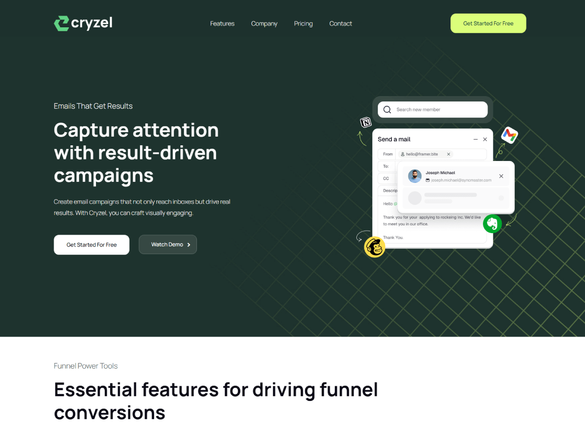 Cryzel theme screenshot