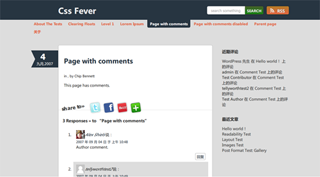 cssfever theme screenshot