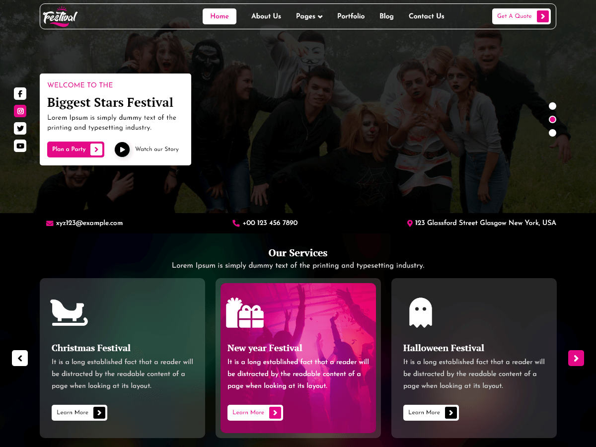 Cultural Festival theme screenshot