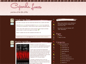 Cupcake Love theme screenshot