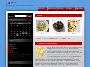 CW Red theme screenshot