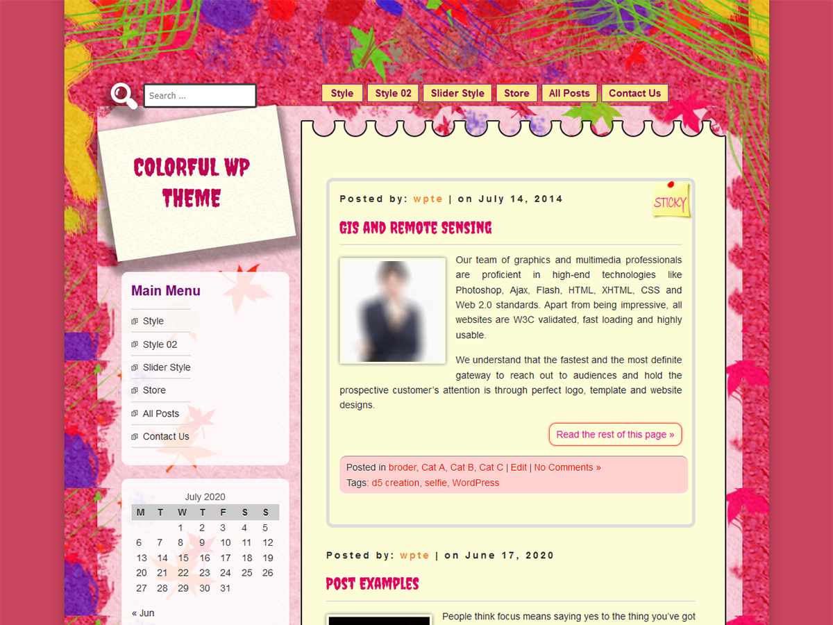 D5 COLORFUL theme screenshot