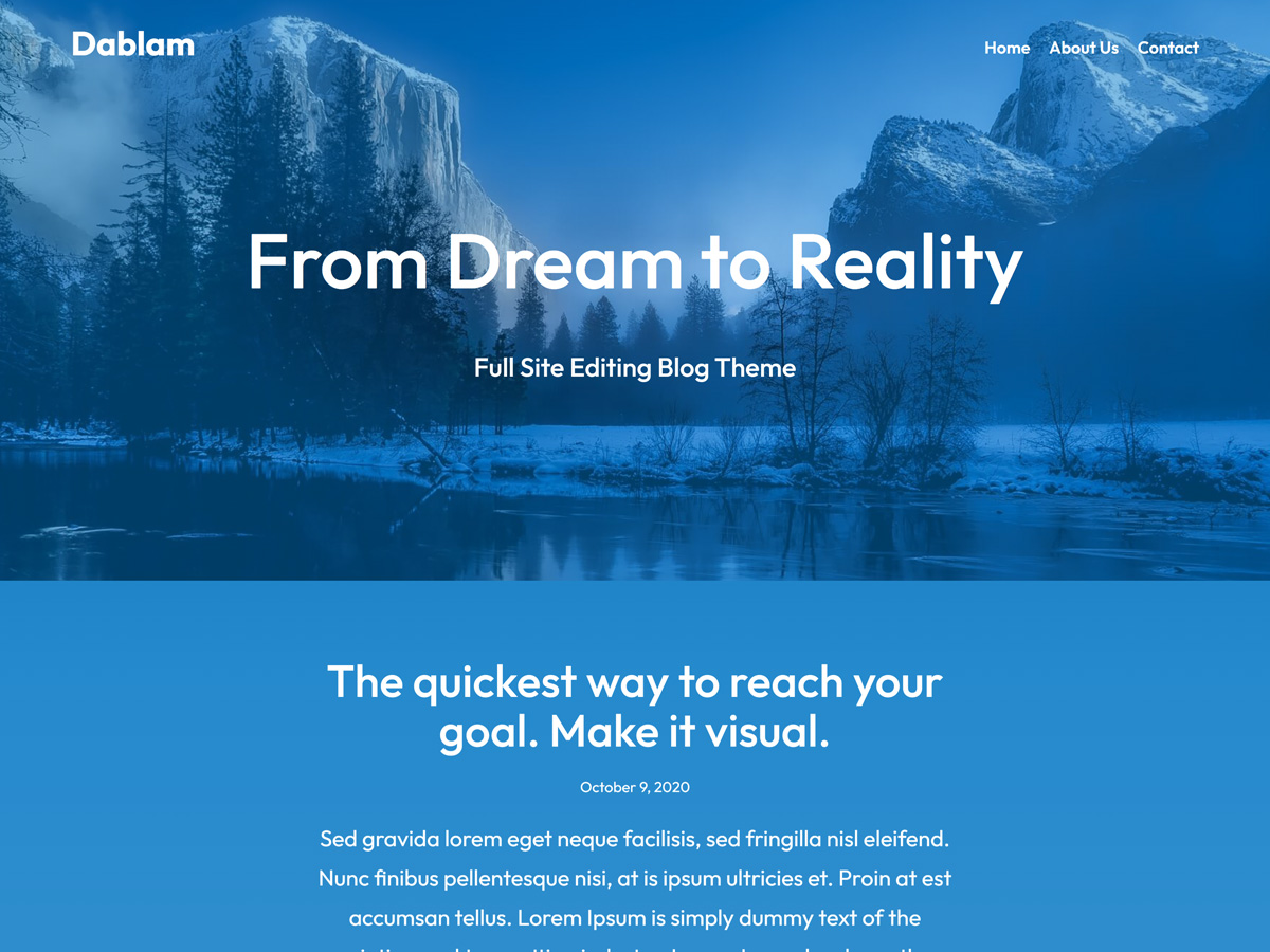 Dablam theme screenshot