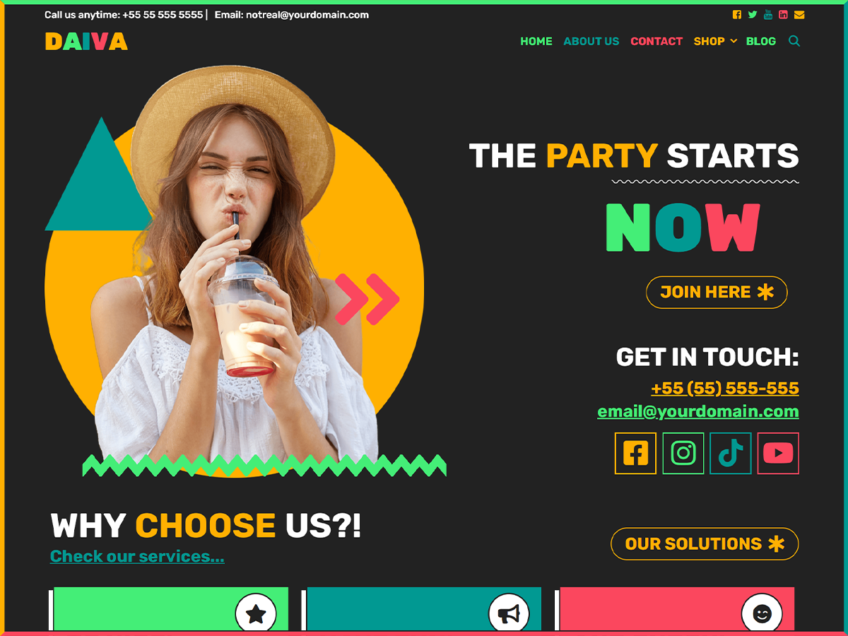 Daiva theme screenshot