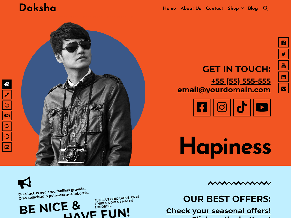 Daksha theme screenshot