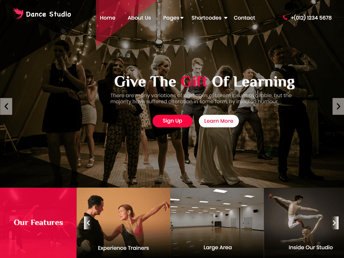 Dance Master theme screenshot