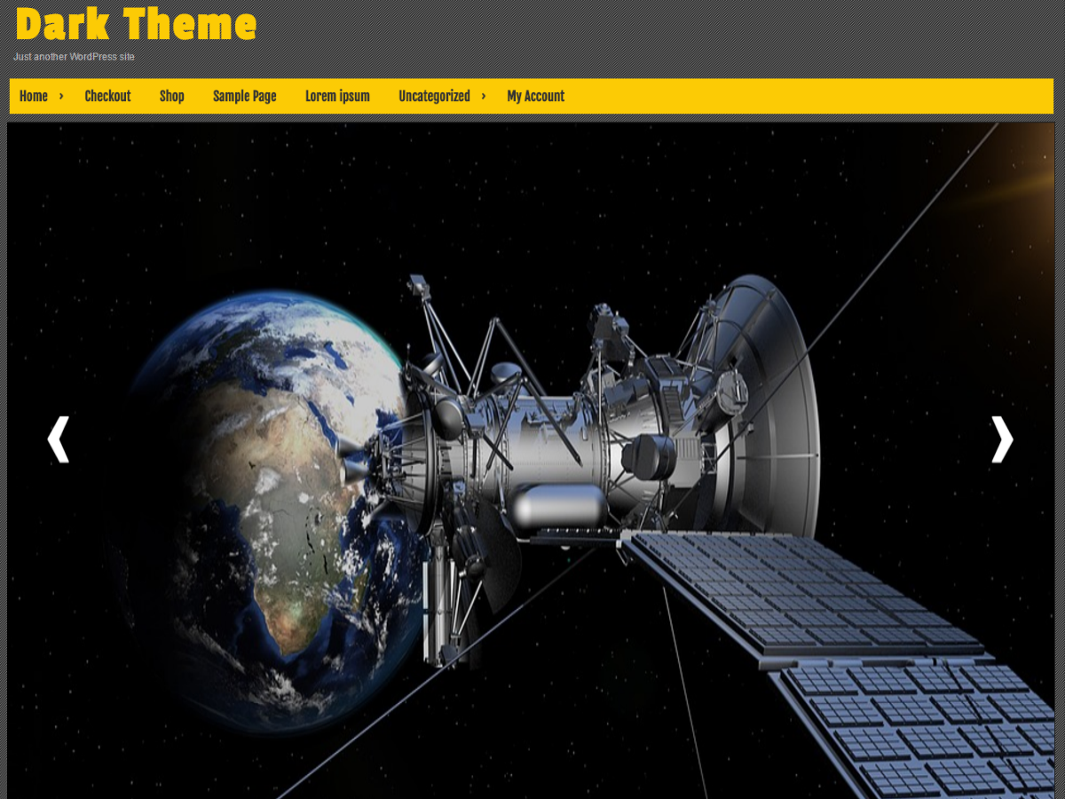 Dark theme screenshot