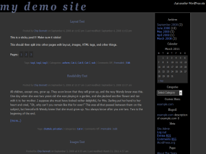darkbasic theme screenshot
