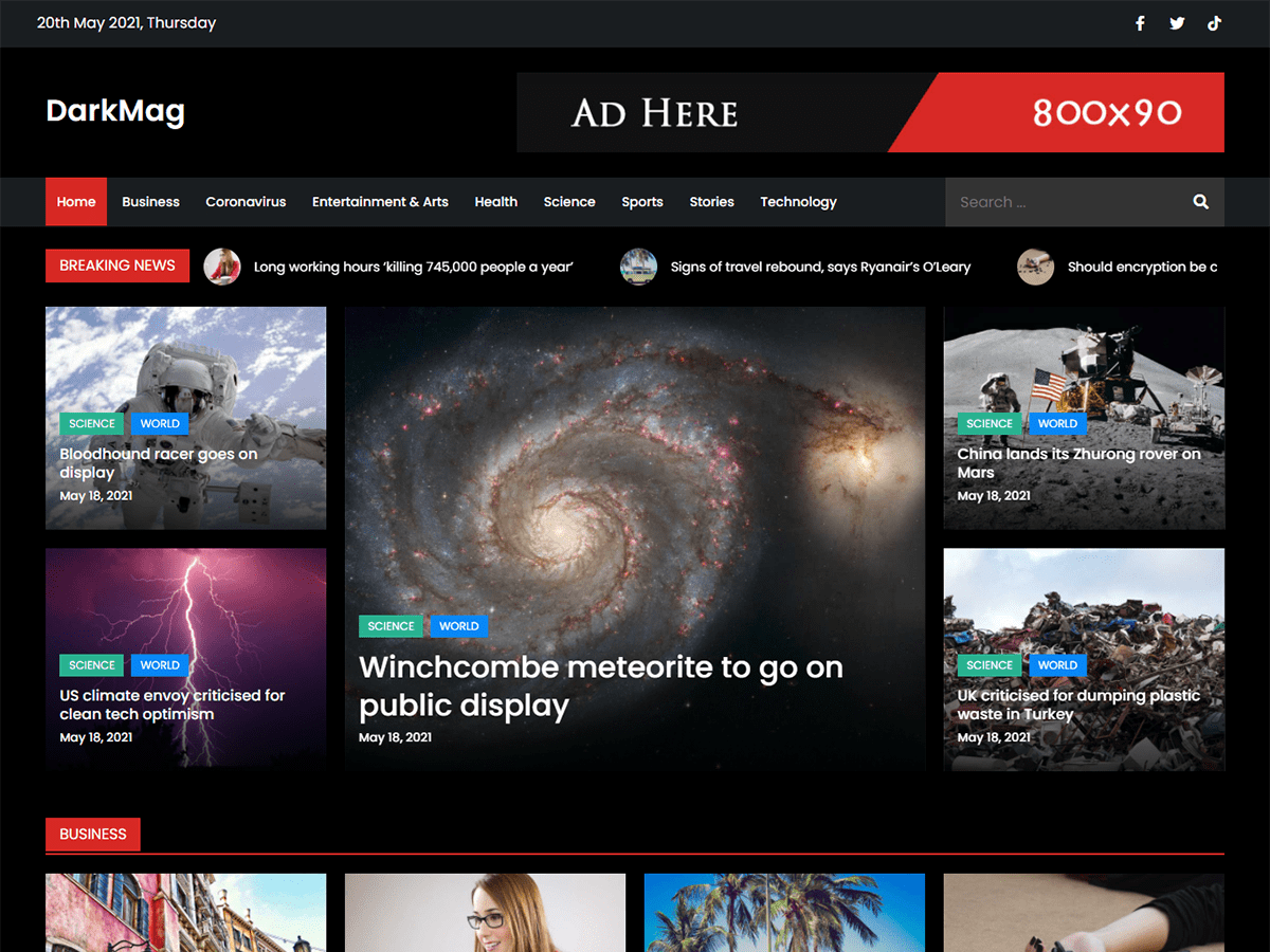 DarkMag theme screenshot