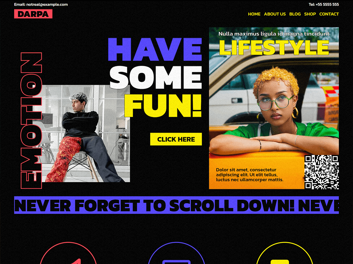 Darpa theme screenshot