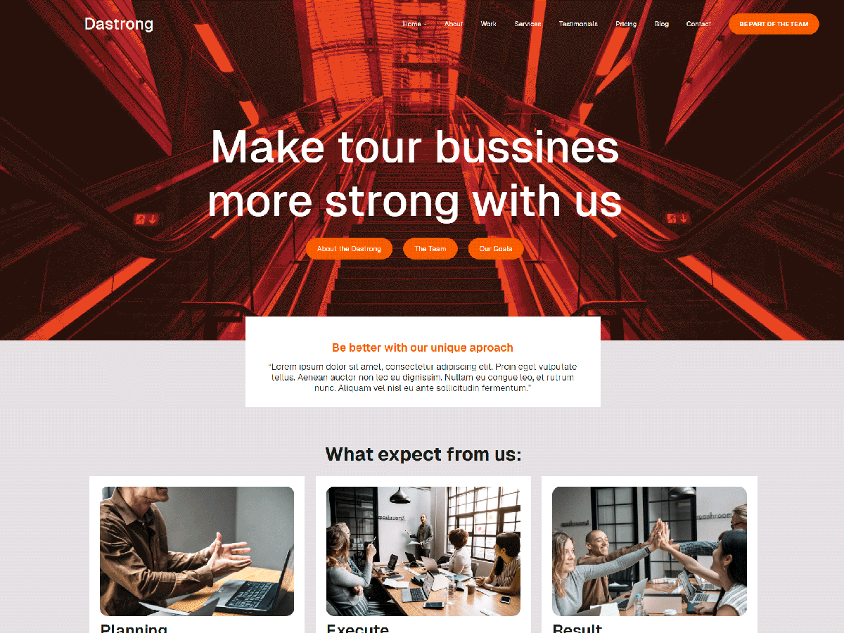 Dastrong theme screenshot