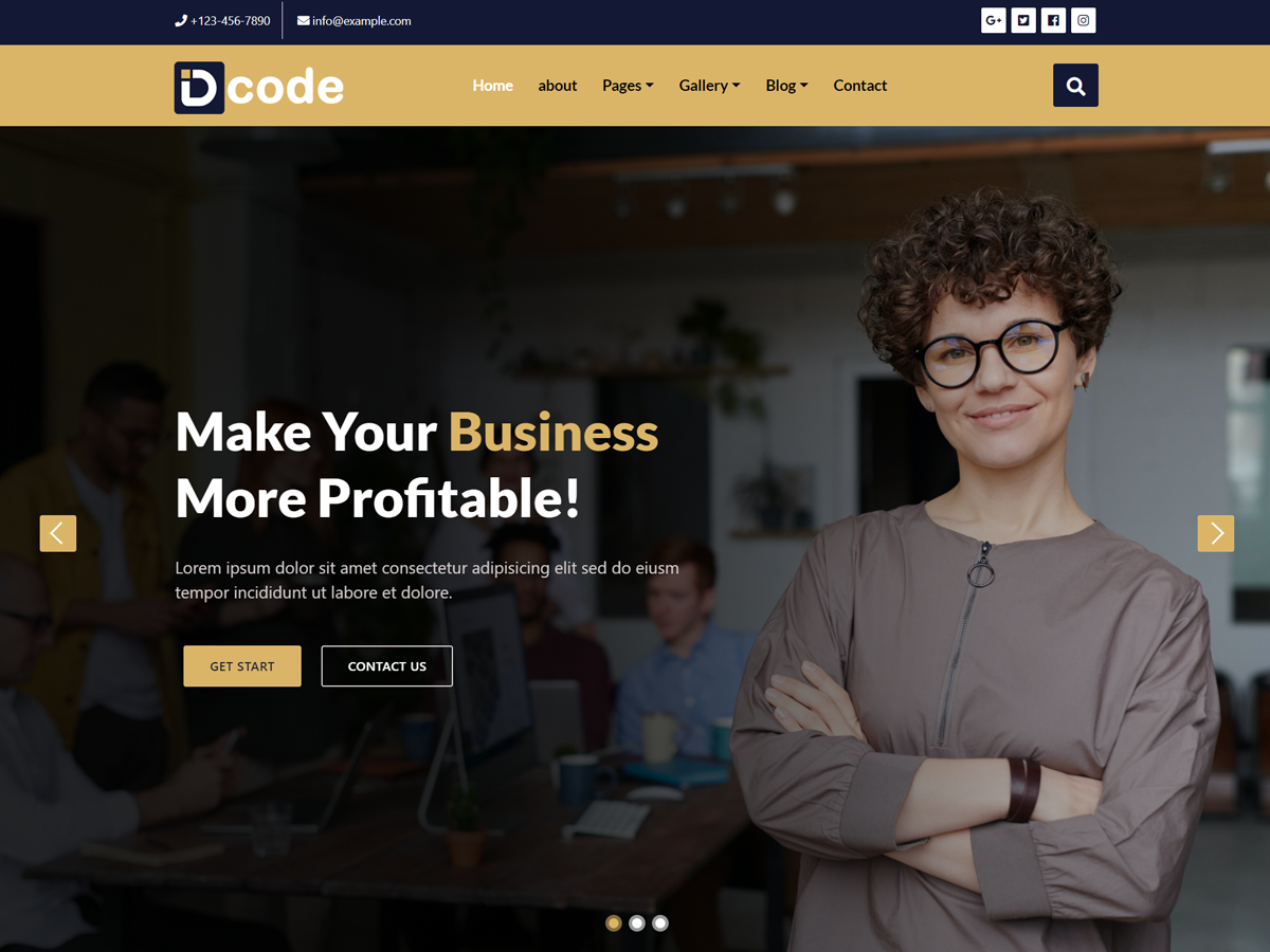 Dcode theme screenshot