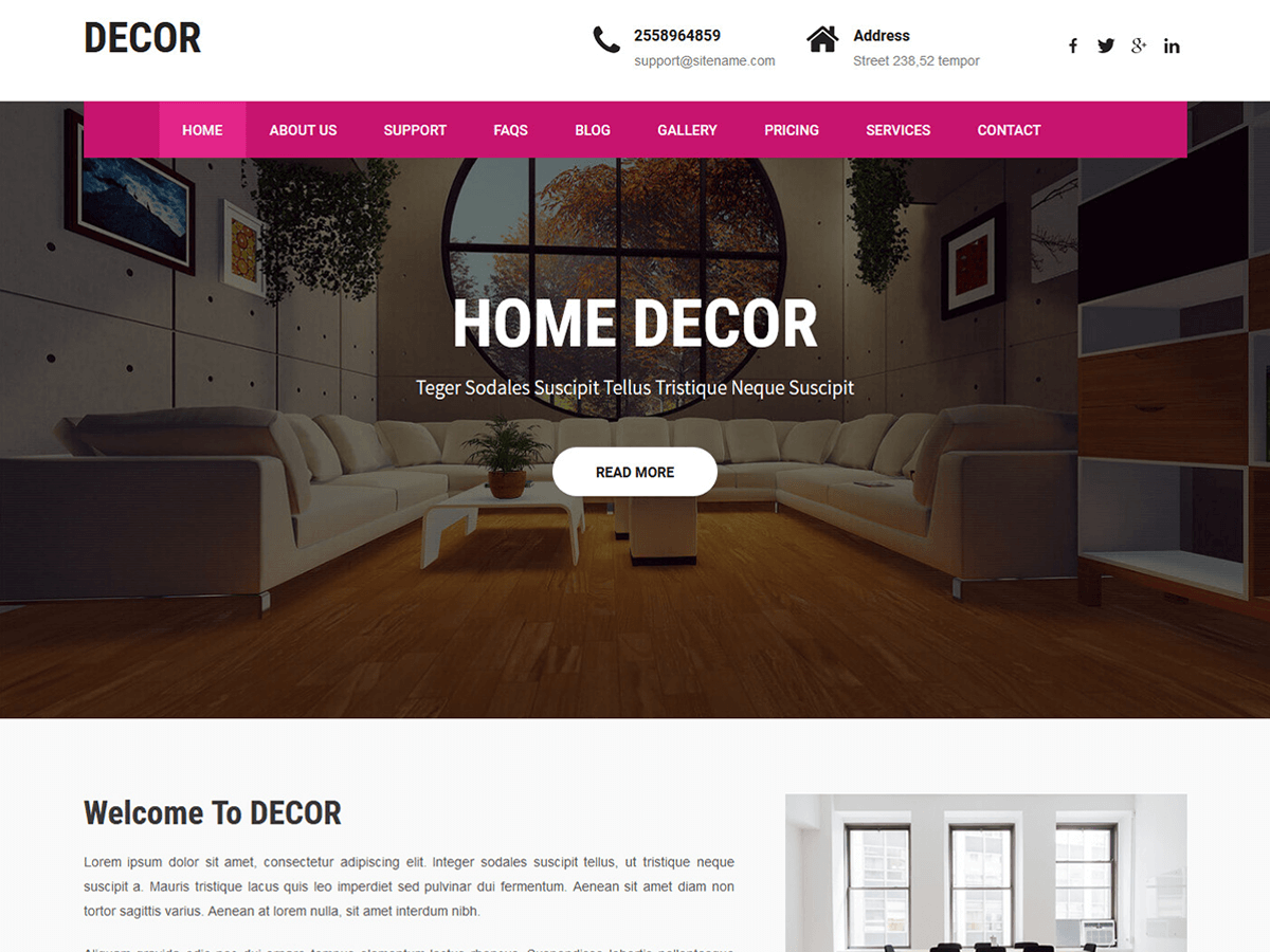 Decor Lite theme screenshot