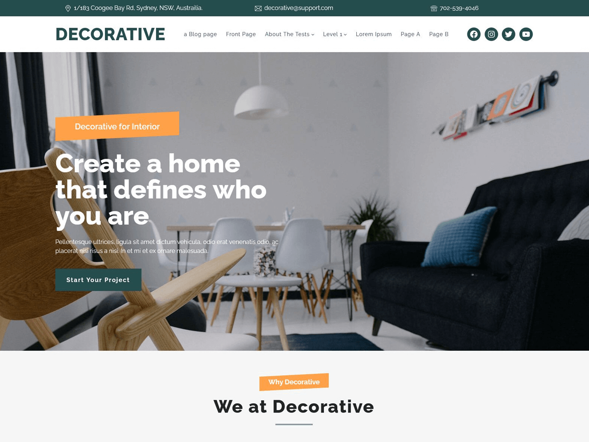 Decorative theme screenshot