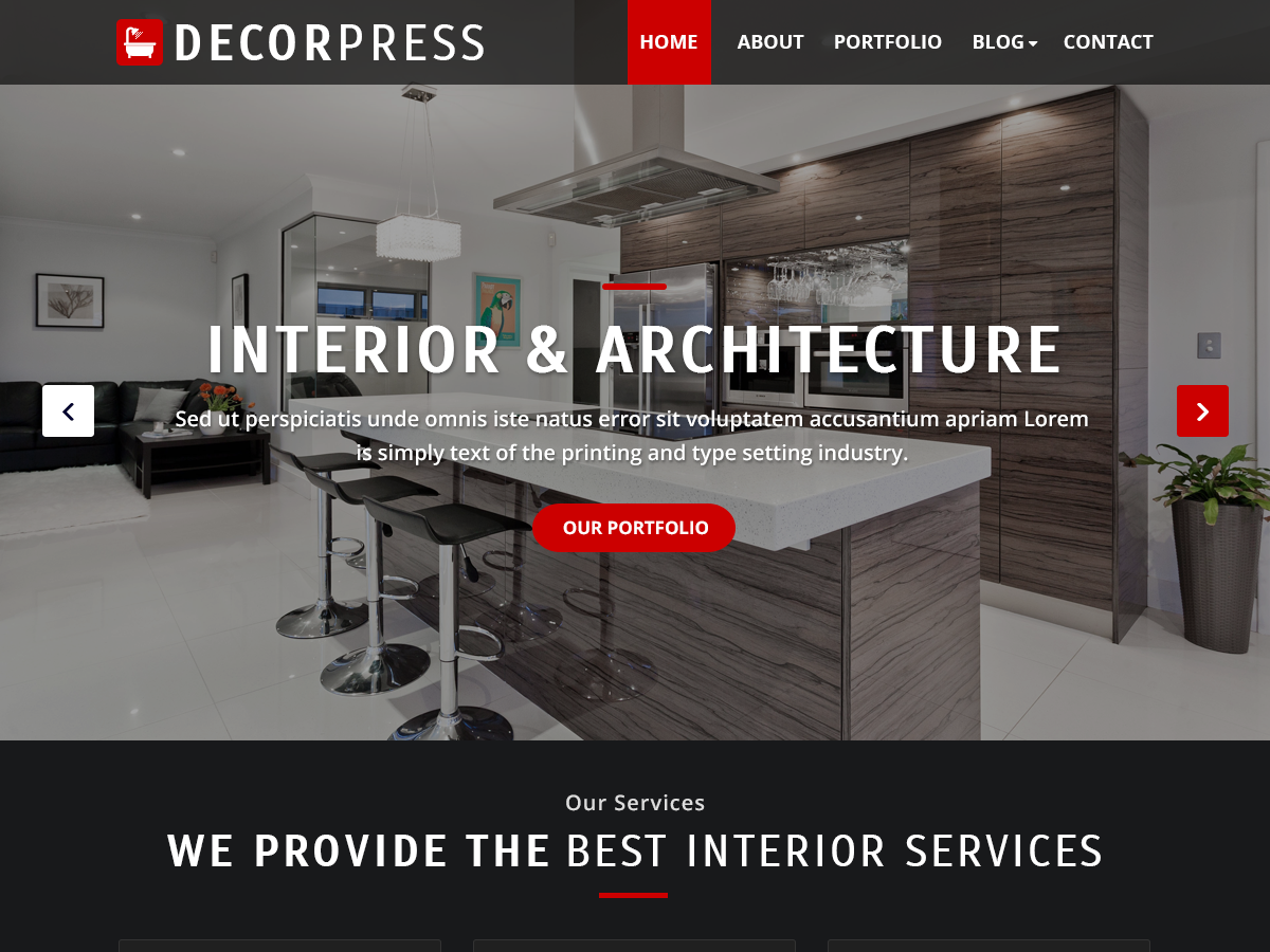 DecorPress theme screenshot
