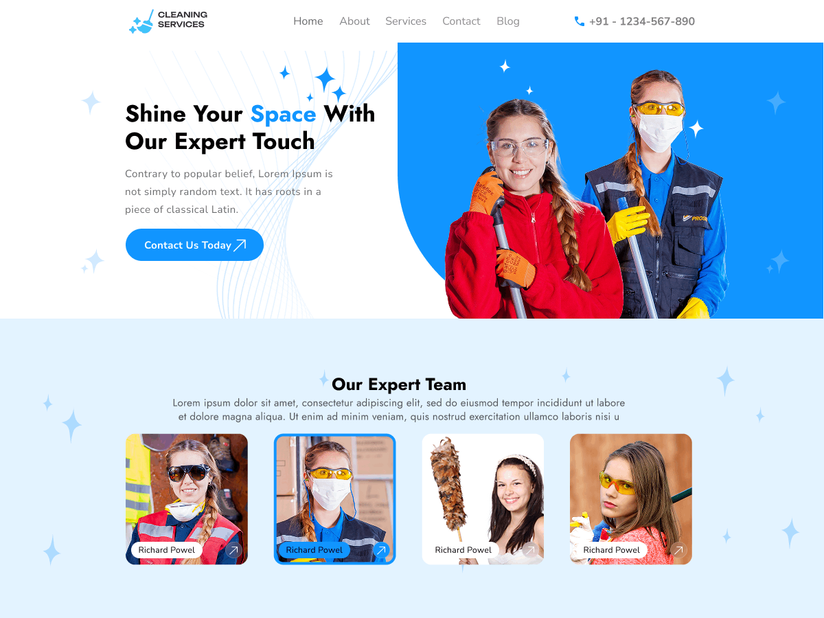 Deep Cleaning theme screenshot
