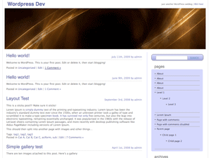 Default Enhanced theme screenshot