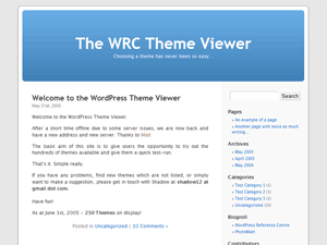 Default theme screenshot