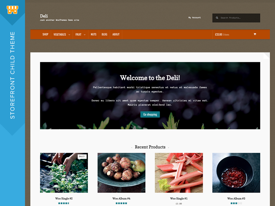 Deli theme screenshot