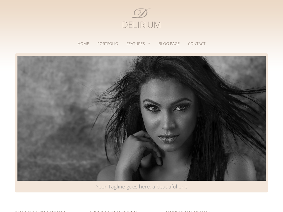 Delirium Lite theme screenshot