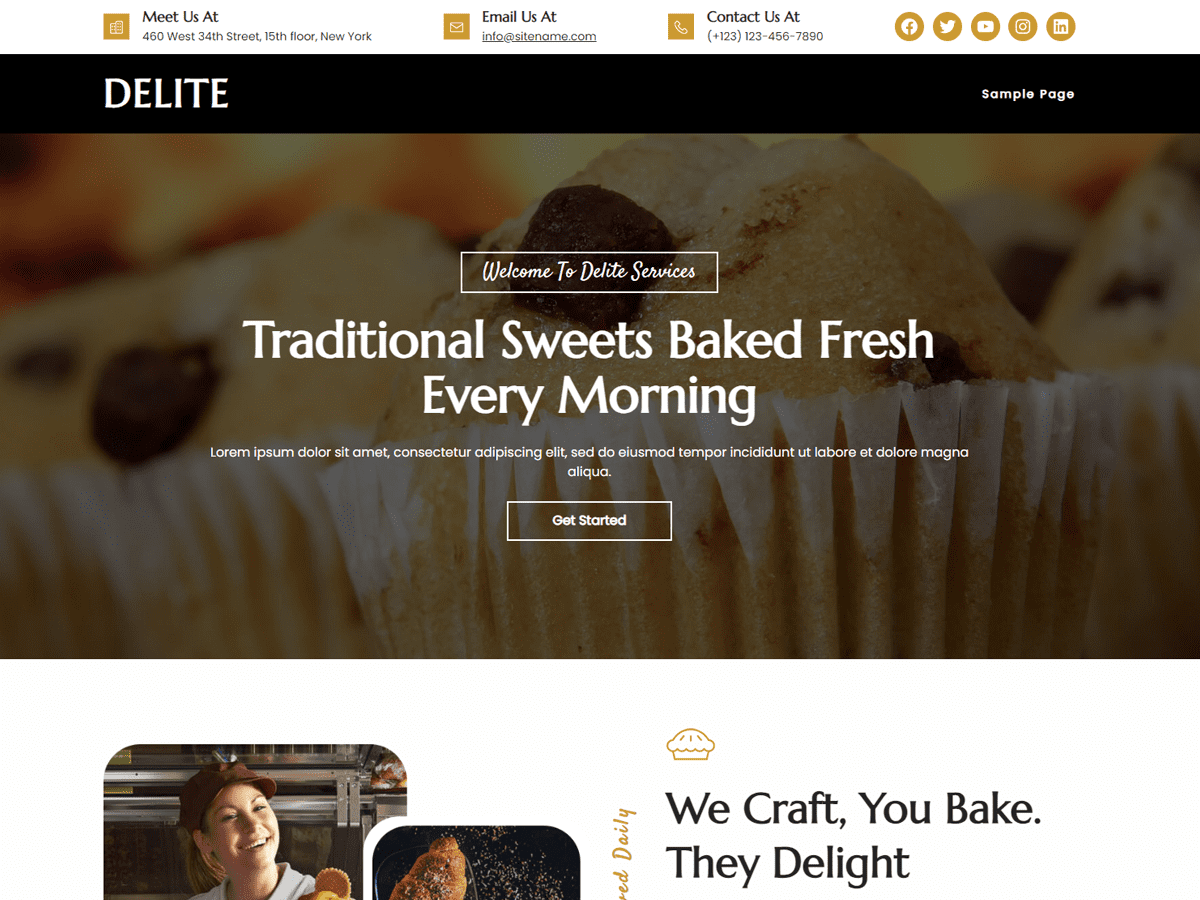 Delite theme screenshot