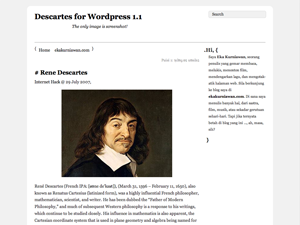 Descartes theme screenshot