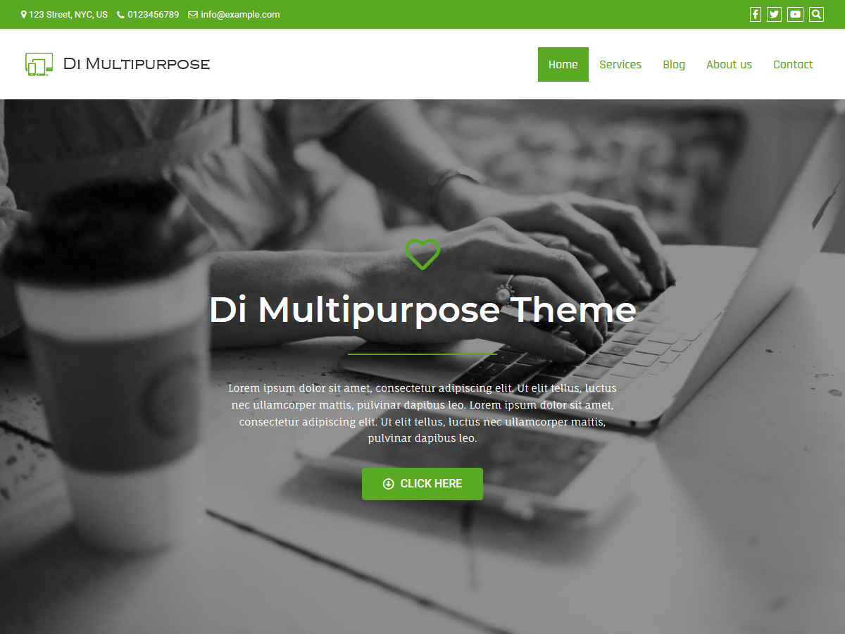 Di Multipurpose theme screenshot