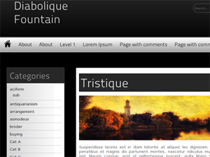 Diabolique Fountain theme screenshot