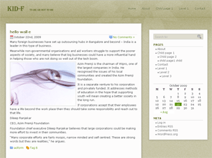 diary-k theme screenshot