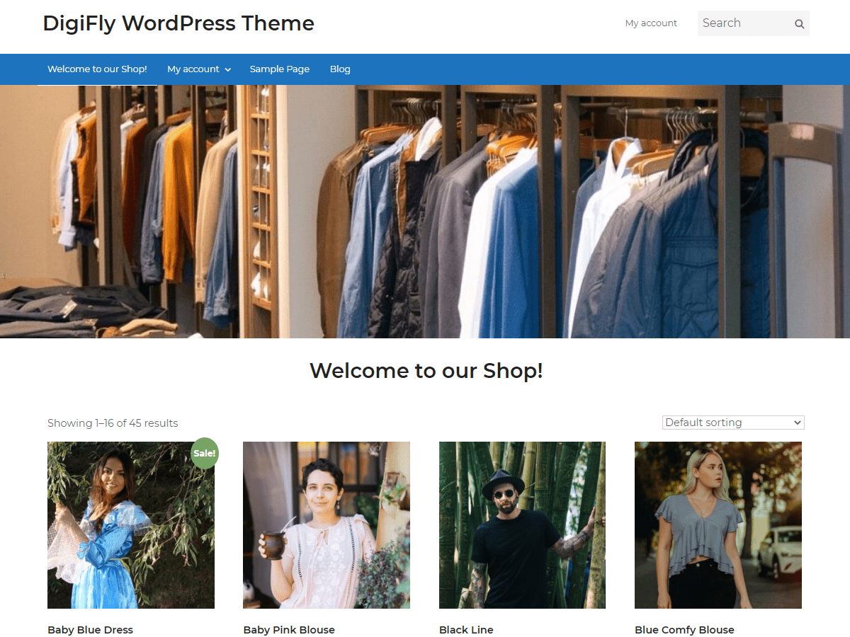 DigiFly theme screenshot