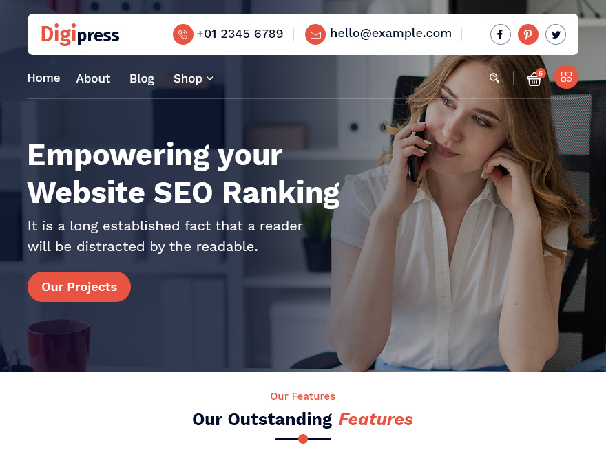 DigiPress theme screenshot