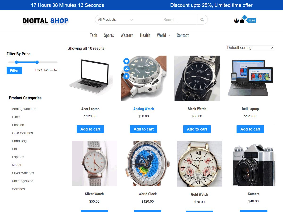 Digital Shop theme screenshot