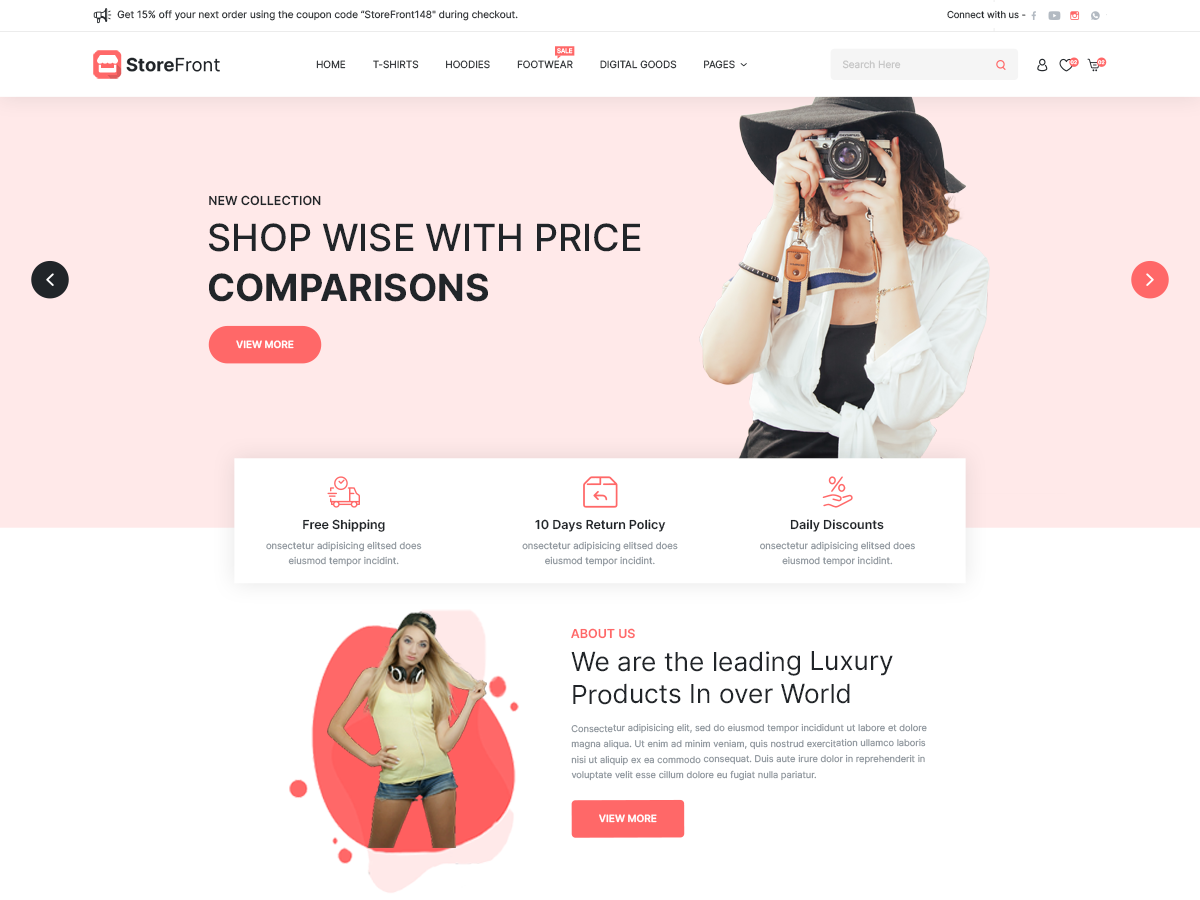 Digital Storefront theme screenshot