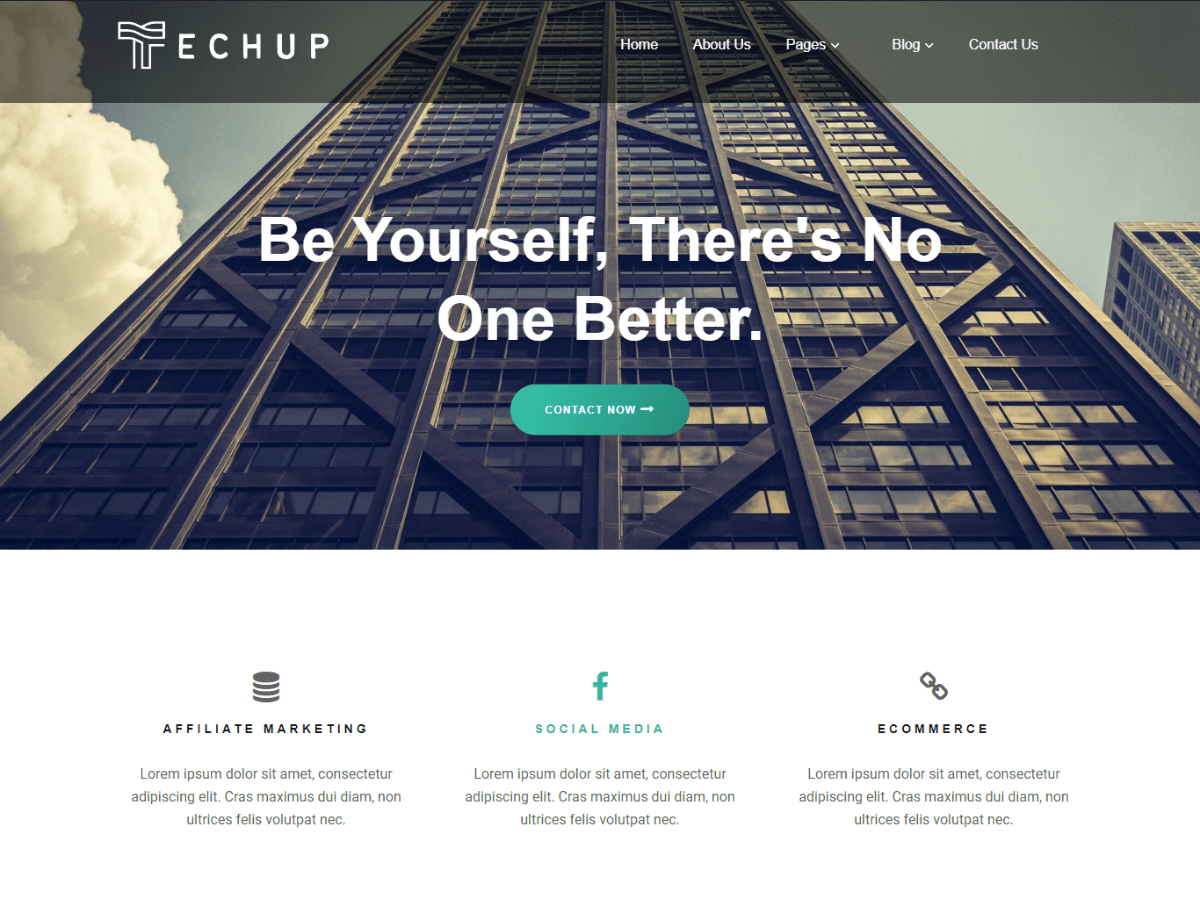 Digital Techup theme screenshot