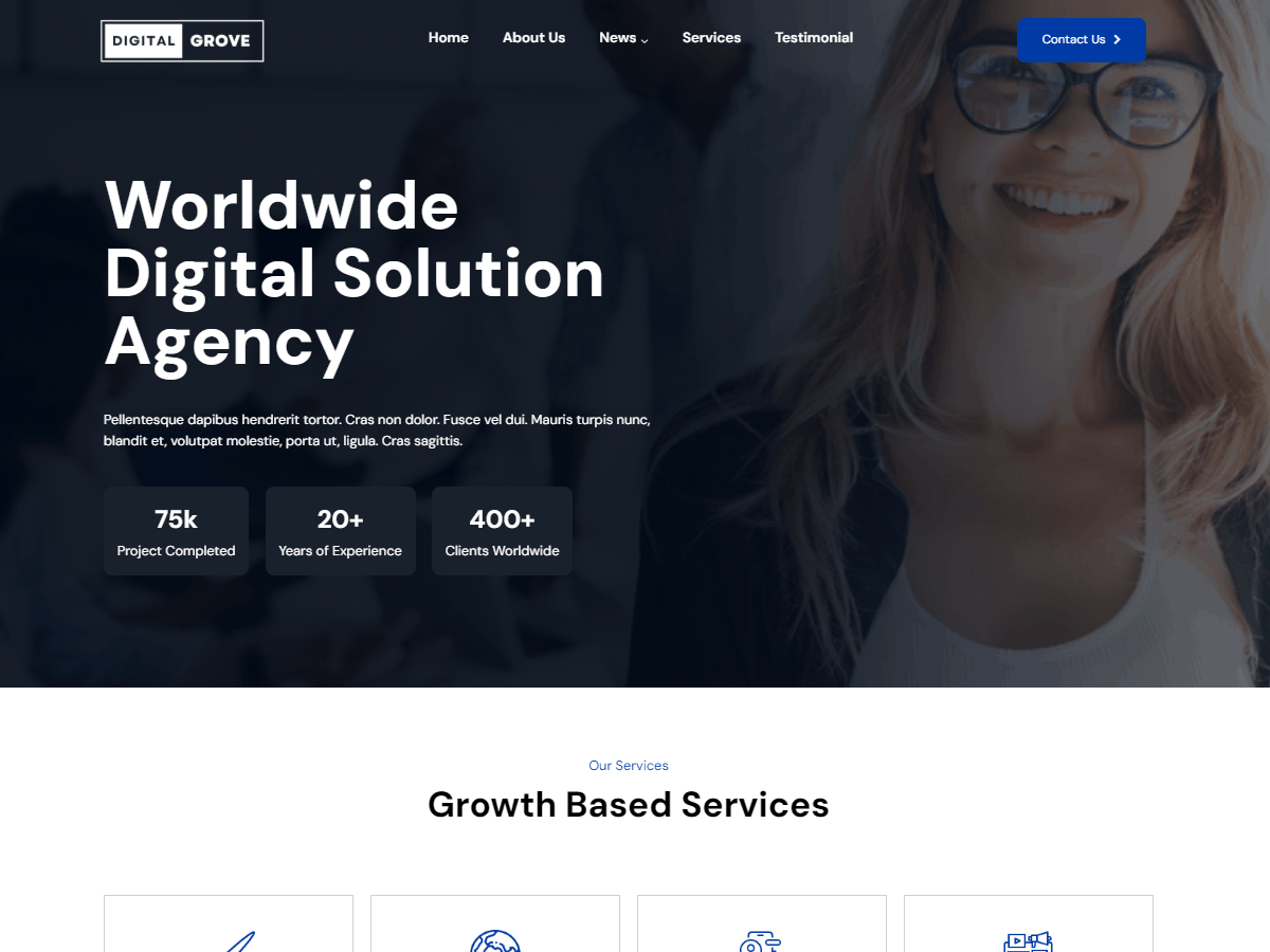 DigitalGrove theme screenshot